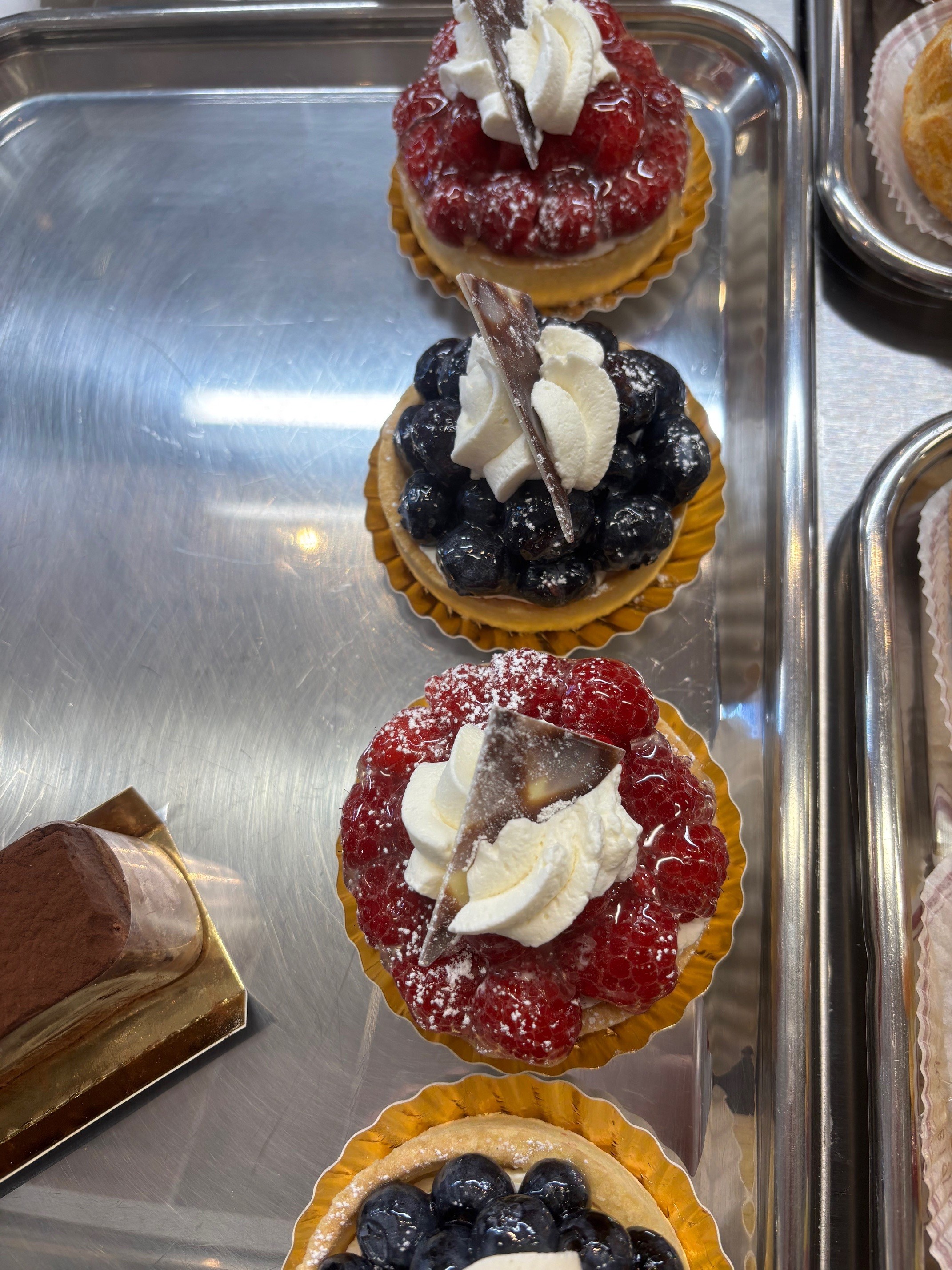Tartelette aux fruits chantilly