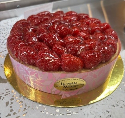 Charlotte aux framboises
